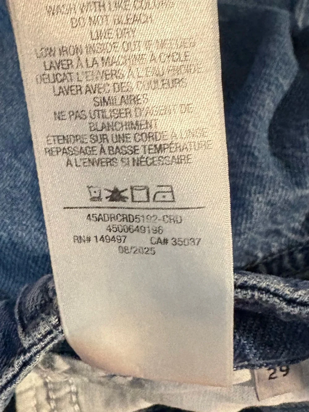 Joes Jeans sparkling crystals